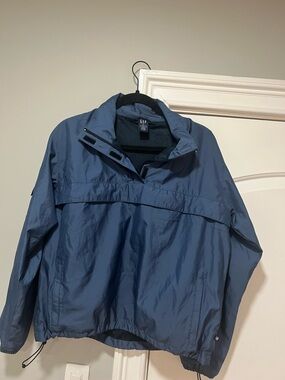 GAP Women’s Blue Pullover Windbreaker